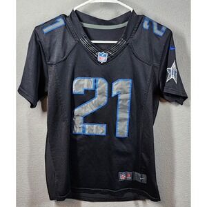 Dallas Cowboys Jersey Ezekiel Elliott 21 Black NFL Football Nike On Field